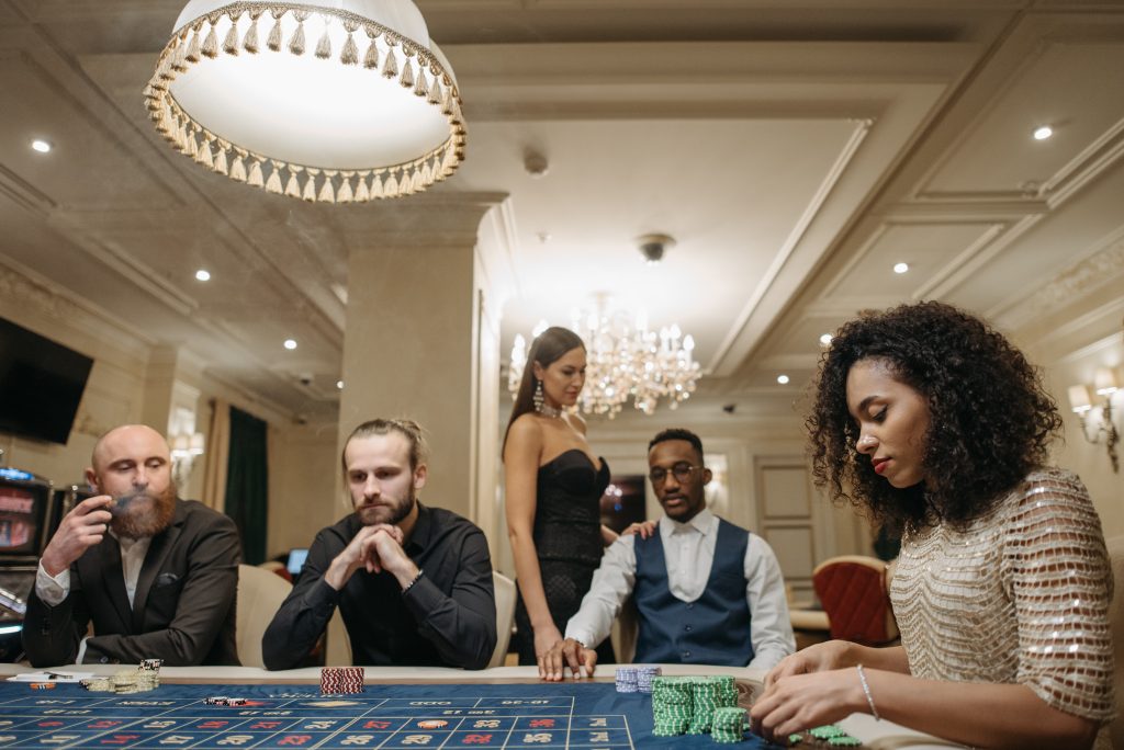 casino players gambling in the casino
