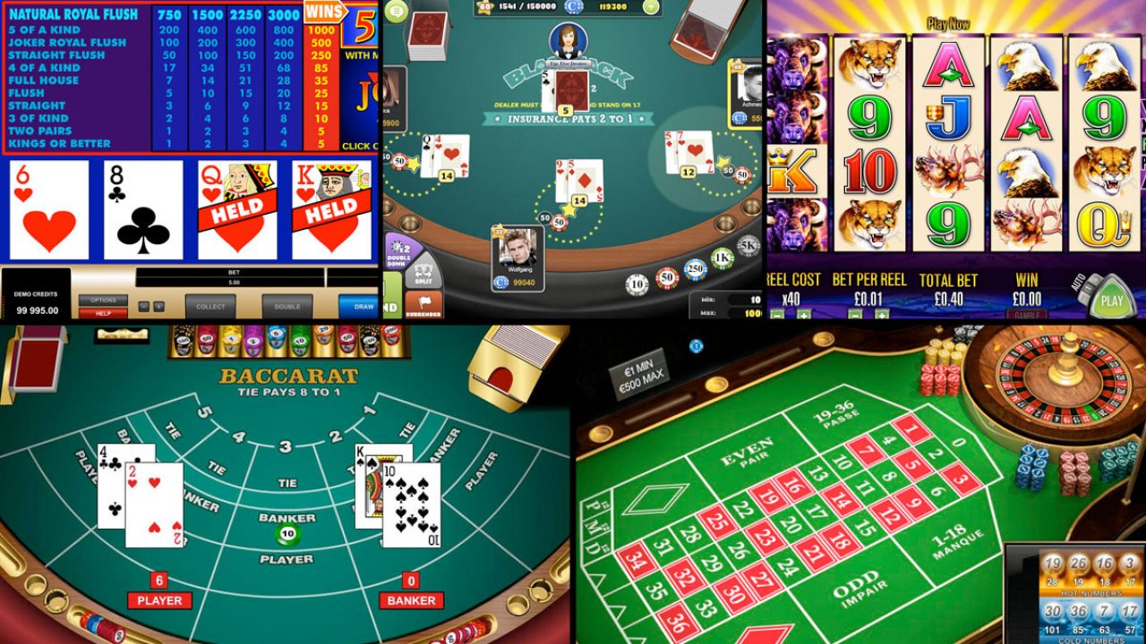 types of online casino games